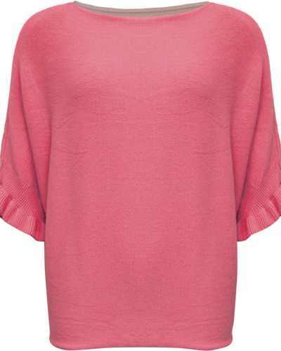 Costamani frillahiha-neule; pinkki