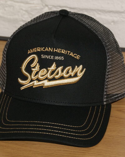 Stetson trucker -lippis; musta