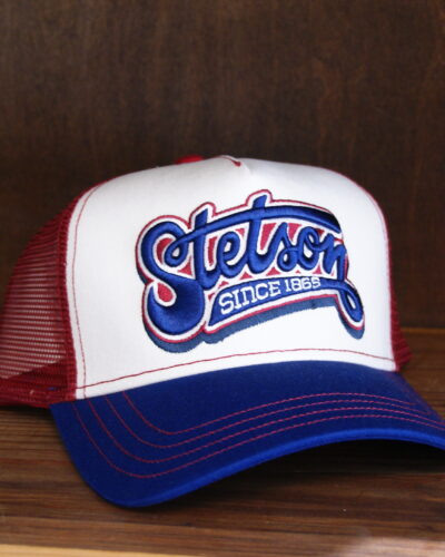 Stetson trucker -lippis; Sinipunainen