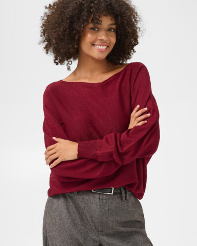 Batwing Jumper Paita; Punainen